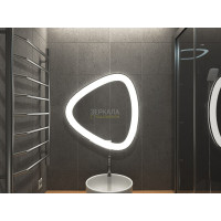Зеркало в ванную комнату с подсветкой Манго 80х80 см
